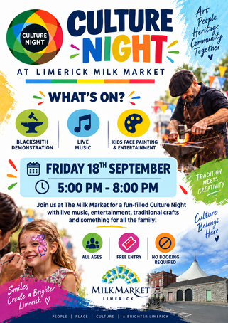 Bon Appétit Catering in Limerick: Culture Night Comes to Limerick Milk Market