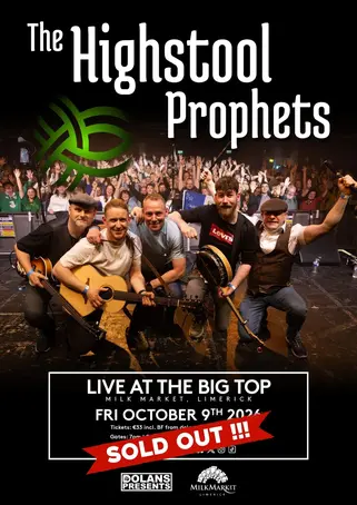 Bon Appétit Catering in Limerick: The Highstool Prophets – Live at the Big Top This Friday!